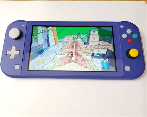 Custom Nintendo Switch Lite Console Indigo Gamecube Themed Etsy