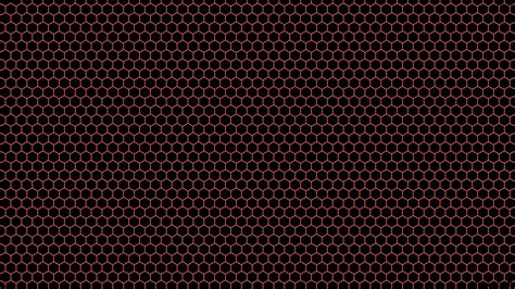 Wallpaper Red Honeycomb Black Hexagon Beehive 000000 Cd5c5c 0° 3px 40px