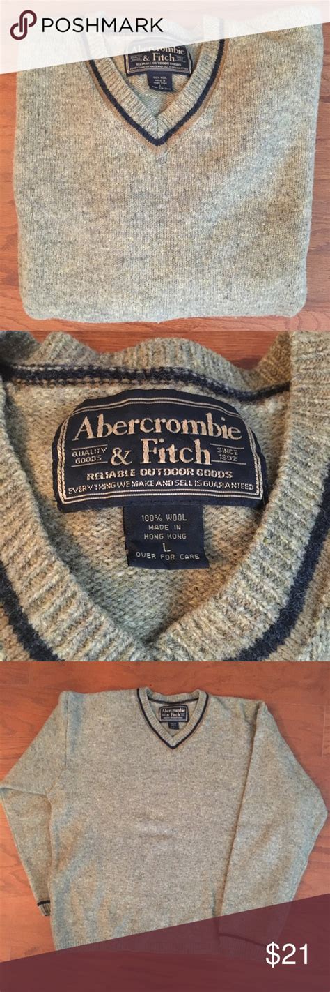Abercrombie And Fitch Wool Men’s Sweater Clothes Design Cashmere Blend Sweater Lambswool Sweater