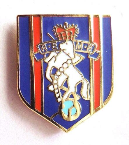 Royal Electrical And Mechanical Engineers Reme Pin Badge Mod Approved