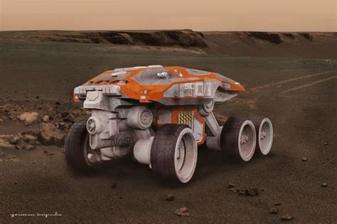 Curiosity mars rover exploring the surface of red planet. MARS ROVER CONCEPT