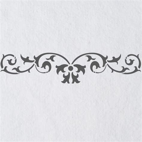 Wall Stencils Border Stencil Pattern 067 Reusable Template For Diy Wall