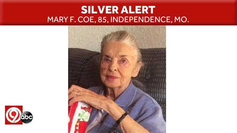 Silver Alert Issued For Missing 85 Year Old Independence Woman