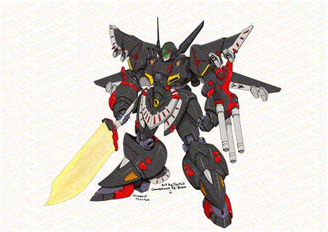 Another Mecha Commissioned Art Phantom Gespenst From Super Robot Wars