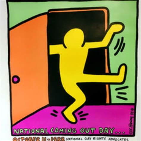 Keith Haring Keith Haring National Coming Out Day Poster 1988 1988