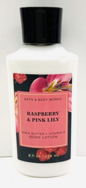 Bath And Body Works Raspberry And Pink Lily Body Lotion 8 Oz Brand New Ebay