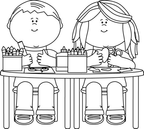 Download High Quality School Clipart Black And White Classroom