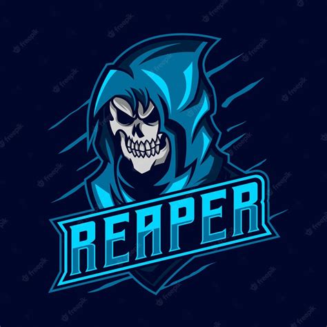 Grim Reaper Logo Grim Reaper Esport Mascot Logo Design Modèle D