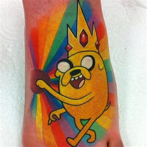 8 Adventure Time Tattoos Featuring Jake Tattoodo