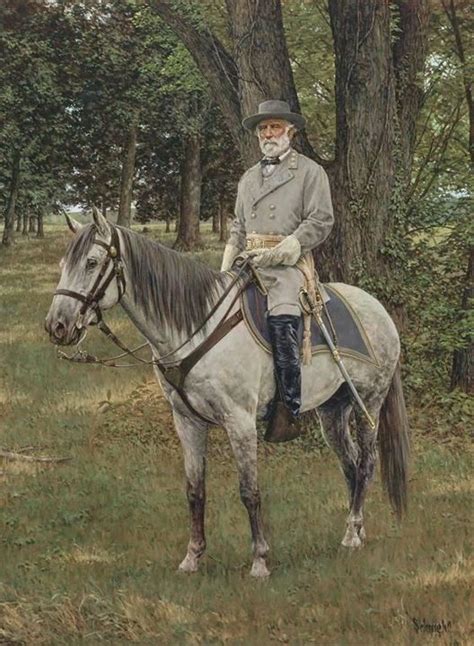 General Robert E Lee And Traveller Civil War Art War Horse Civil