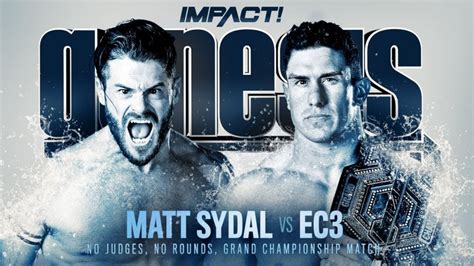 Impact Wrestling Ec3 Vs Matt Sydal For The Impact Grand Championship