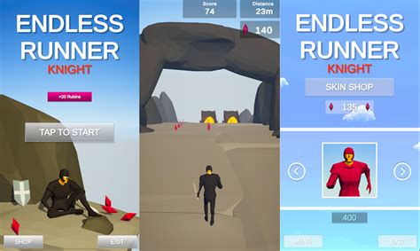 Artstation Endless Runner Mobile Game Unity