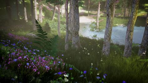 Forest Unreal Engine 4 Scene Design Test Youtube