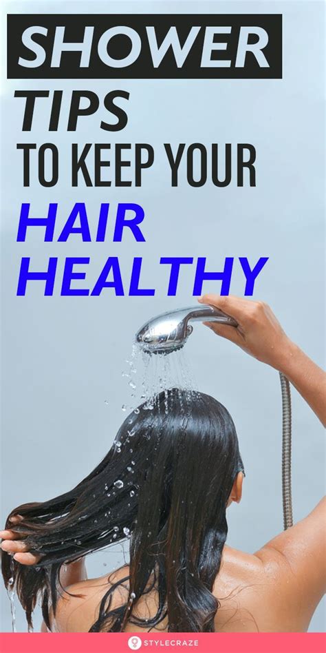 how to take a shower the right way to keep your hair healthy artofit