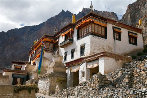 Lingshed Gompa Buddhist Monastery In Zanskar Valley Ladakh Jammu