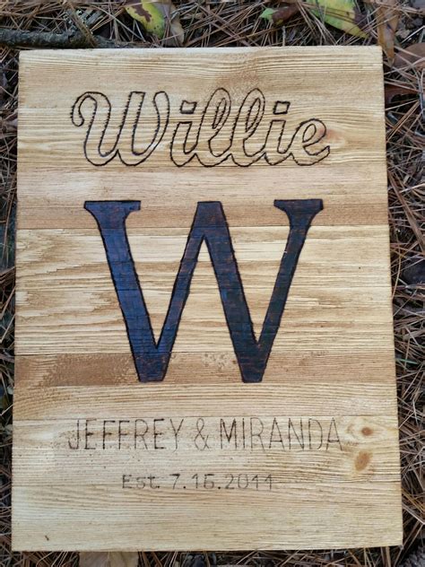 Engraved Family Name Signs Engraved Wood Signs Reclaimed | Etsy | Family name signs, Engraved 