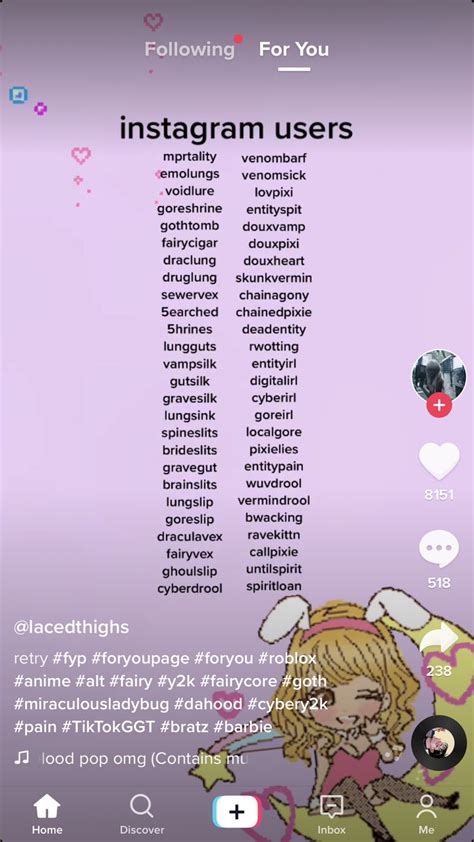 Pin By ミ 𝘙𝘠𝘜 彡 On Phone Usernames For Instagram Name For Instagram