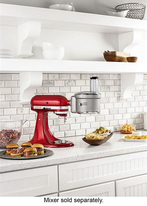 There are many attachment parts out there, it now depends on you to make a choice of the particular attachment you want to use and for what purpose you want to use them. KitchenAid - KSM2FPA Food Processor Attachment Kit - Gray ...