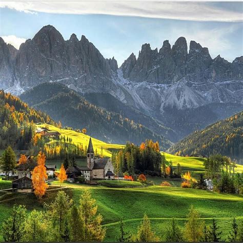 Val Di Funes St Magdalena Dolomites Italy Wonders Of The World