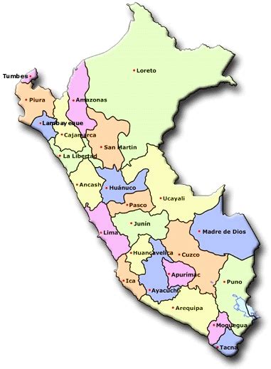Mapas De Perú Mapa De Perú Para Descargar