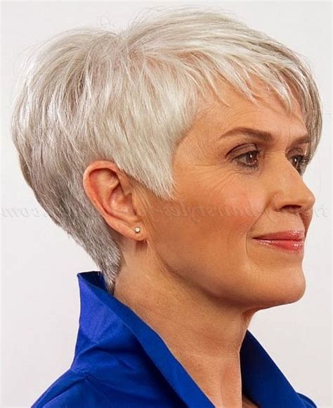 Exemplary Easy Hairstyles For Over 60 Very Short Haircuts Women With Round Faces Chin Length
