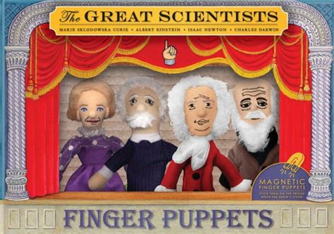 Scientists Finger Puppet 4 Pack Set Each Puppet Is About 4 Tall And