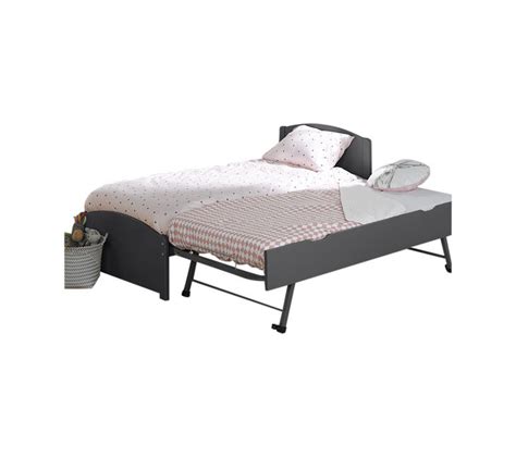 Vous pouvez déclarer votre retour de petit article en ligne, directement depuis votre suivi. Pack Lit Gigogne Avec 2 Matelas Wild Gris Anthracite ...