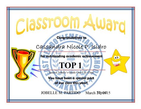 Certificate of recognition free certificate templates you can add. Top 10 Cert & Subject Achiever Template Samples - DepEd LP's