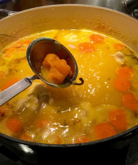 Jamaican Chicken Soup With Dumplings Gourmetcentric
