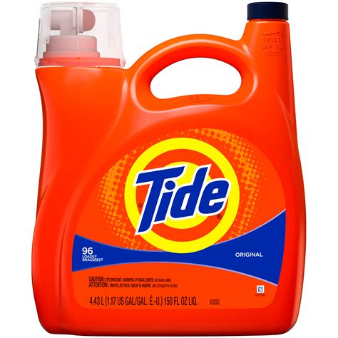 We think we've found the answer. Tide Detergent, 2x Ultra, Original Scent, 150 fl oz (1.17 ...