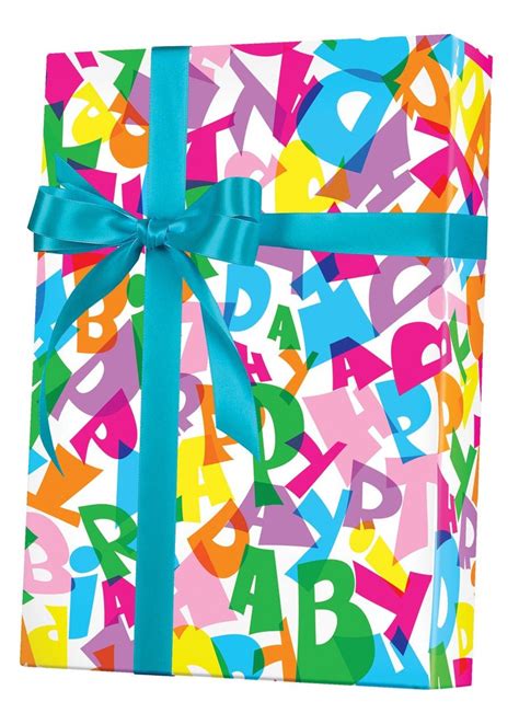 Happy Birthday T Wrap Birthday Wrapping Paper Everyday Etsy