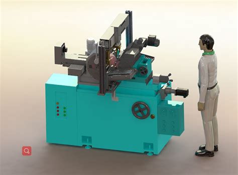 Automatic Loading Of Centerless Grinding Machine 3d