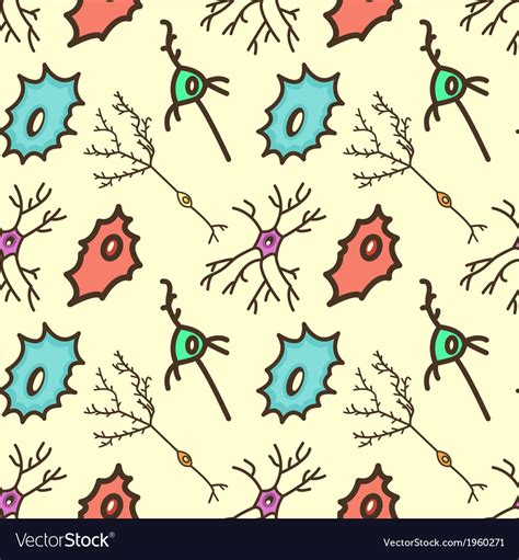 Scientific Biological Pattern Royalty Free Vector Image