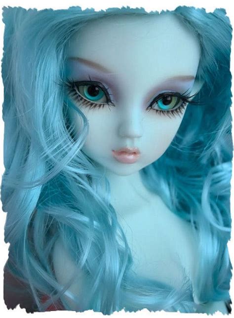 Ooak New Narah 16 Slim Mini Msd Dollfie Bjd Blue Fairy Elf Ears