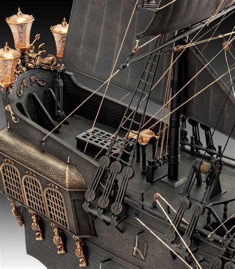 Black Pearl Pirate Ship Model Kit At Mighty Ape Nz