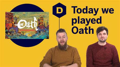 Patrick leder is raising funds for oath: Oath: Chronicles of Empire & Exile board game preview ...