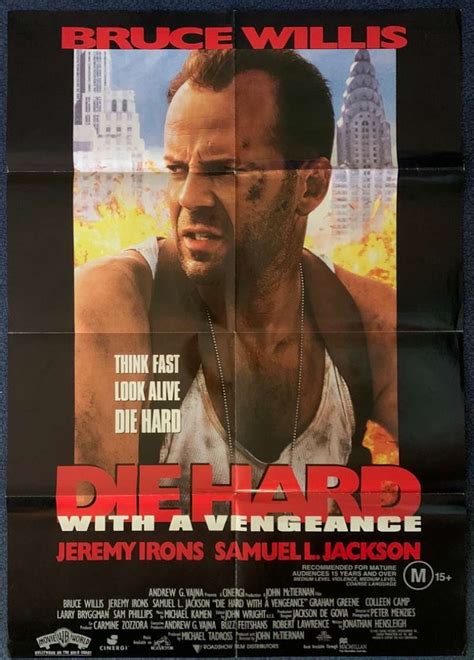 All About Movies Die Hard 3 With A Vengeance Poster Original One