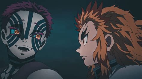 Kyojuro And Akaza Anime Demon Slayer