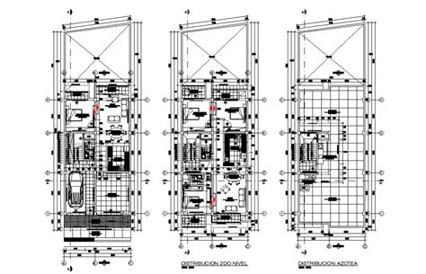 Residence Floor Plan Detail Drawing Presented In This Autocad File