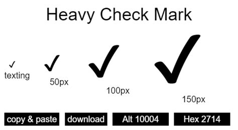 Heavy Check Mark Emoji And Codes