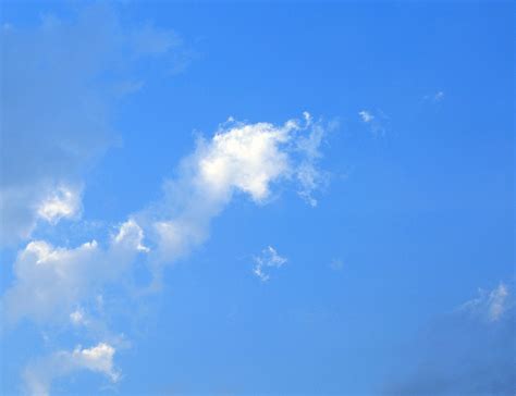 Blue Sky With Small Cloud Free Stock Photo Public Domain Pictures