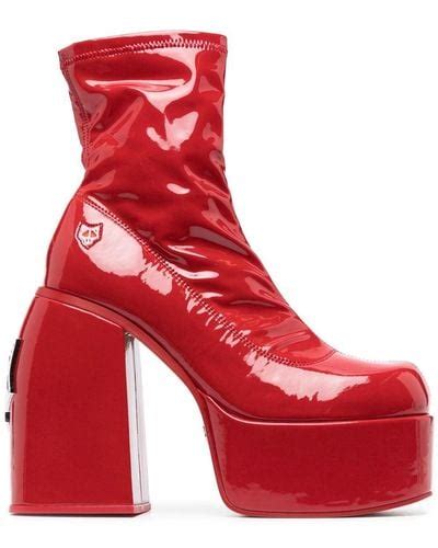 Red Naked Wolfe Boots For Women Lyst