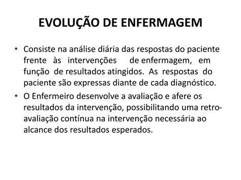 Modelos De Evolução De Enfermagem