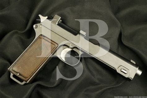 Wwi Austrian Steyr Hahn Model 1912 9x23mm Semi Automatic Pistol 1918 C