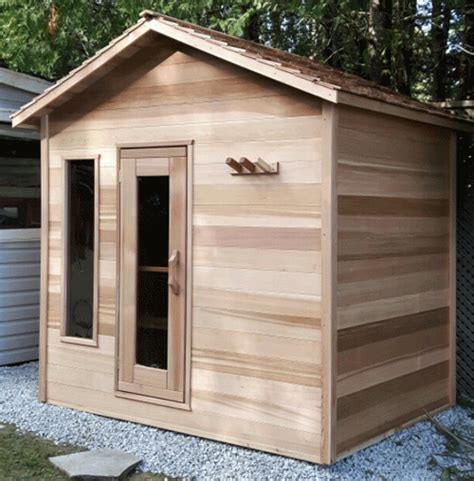 Outdoor Sauna Kits 6x4′ For 4 Person Steam Showers