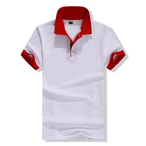 Fashion Mens Plain Fitted Polo T Shirts Cotton Polo T
