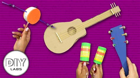 How To Make Simple Instruments At Home 10 Simple Music Instruments