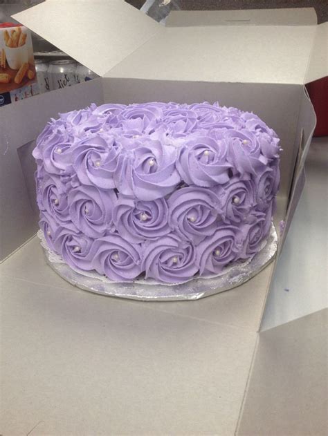 Lavender Rosette Cake Butterfly Birthday Cakes Purple Cakes Birthday Lavender Cake