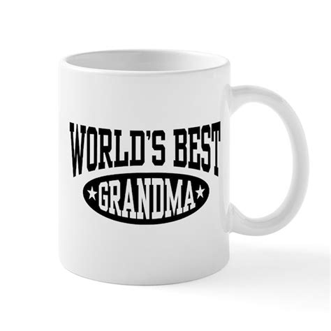 Worlds Best Grandma Mug By Dweedletees