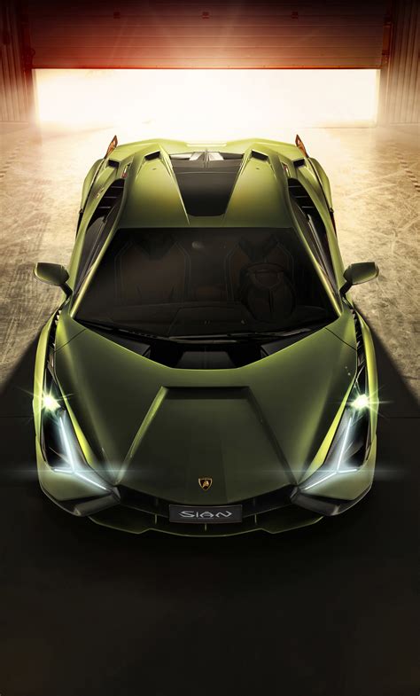 Lamborghini Sian Front View Free Supercar Picture Hd
